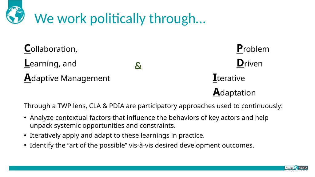 TWP in MSD Training of Trainers Guide for - slide 13 of 79