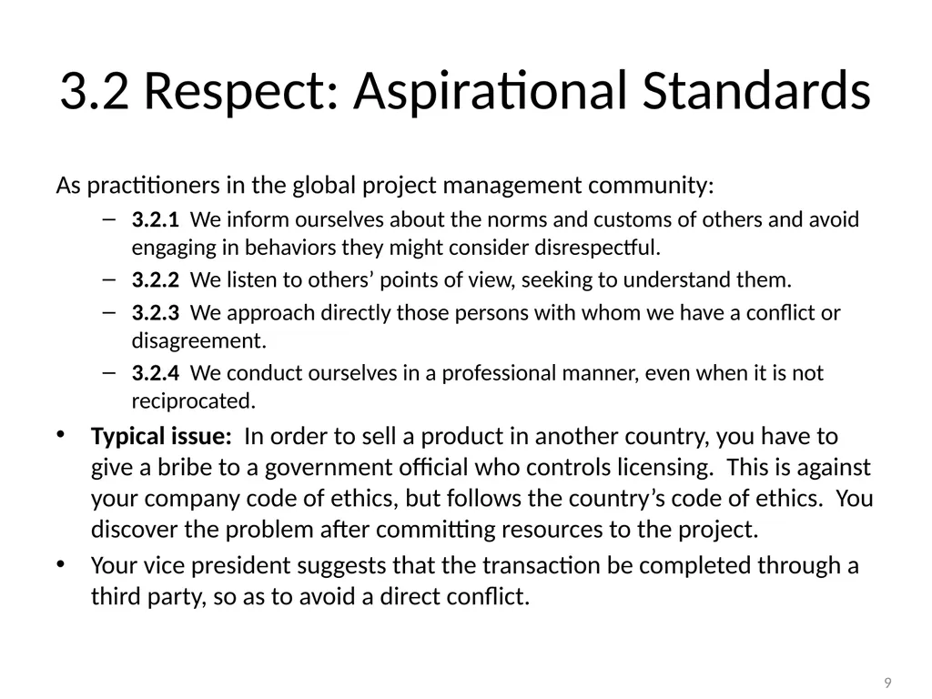 Ethical Decision Making Steve Chenoweth Session - slide 9 of 21