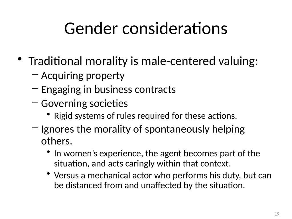 Ethical Decision Making Steve Chenoweth Session - slide 19 of 21