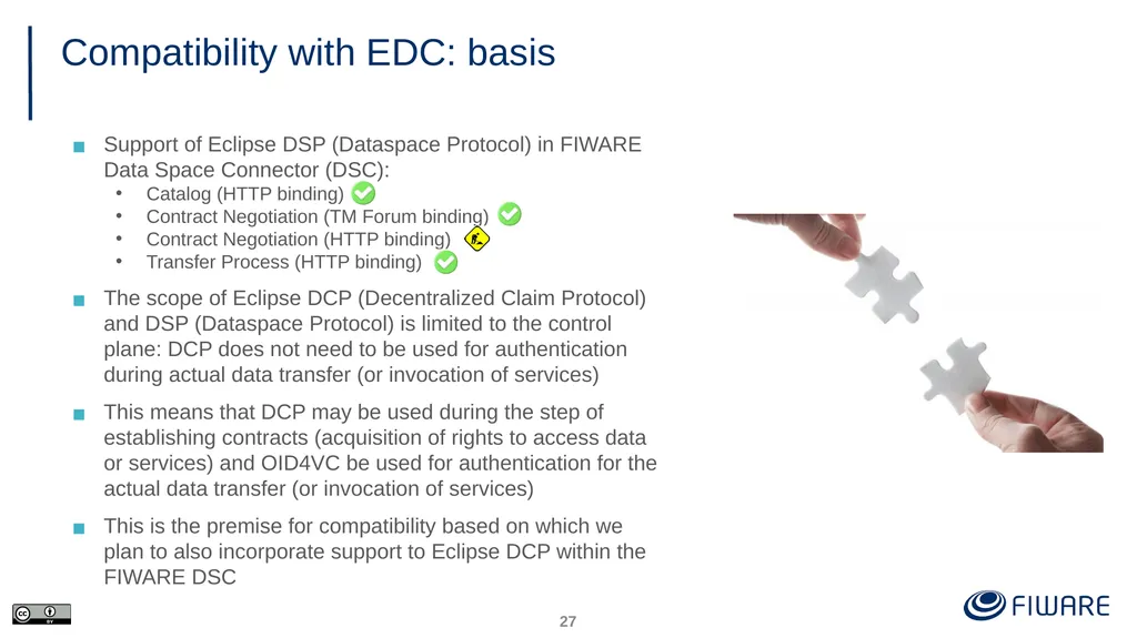 FIWARE Data Space Components Juanjo Hierro - slide 27 of 36