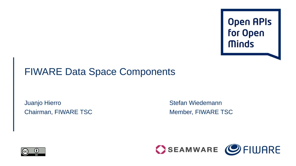 FIWARE Data Space Components Juanjo Hierro - slide 1 of 36