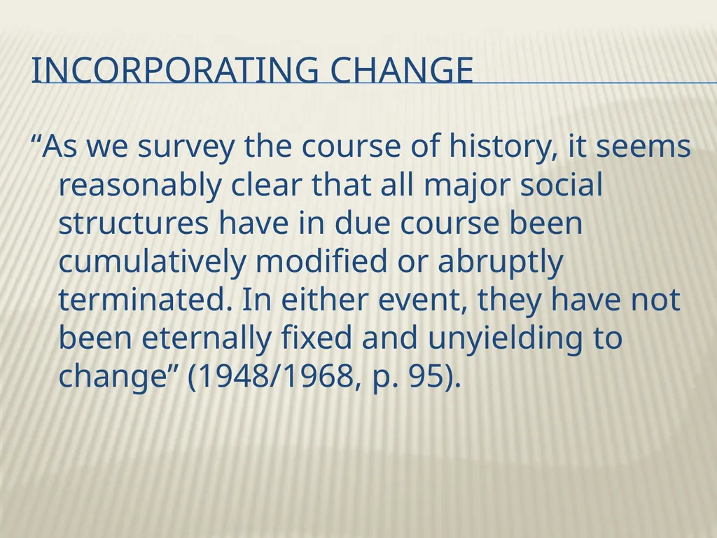 Robert K. Merton’s Functional analysis By Frank W. - slide 21 of 41