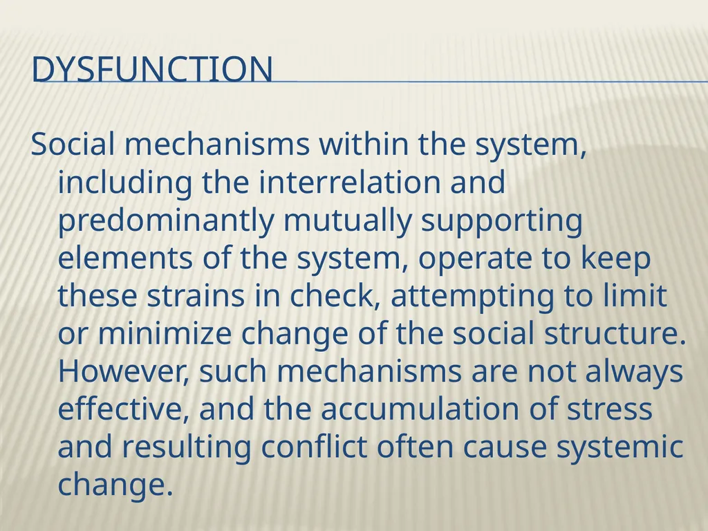 Robert K. Merton’s Functional analysis By Frank W. - slide 24 of 41