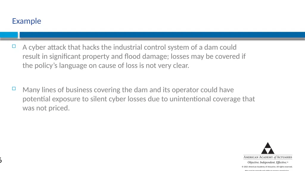 CYBER RISK INSURANCE Norman Niami Chairperson, - slide 26 of 38