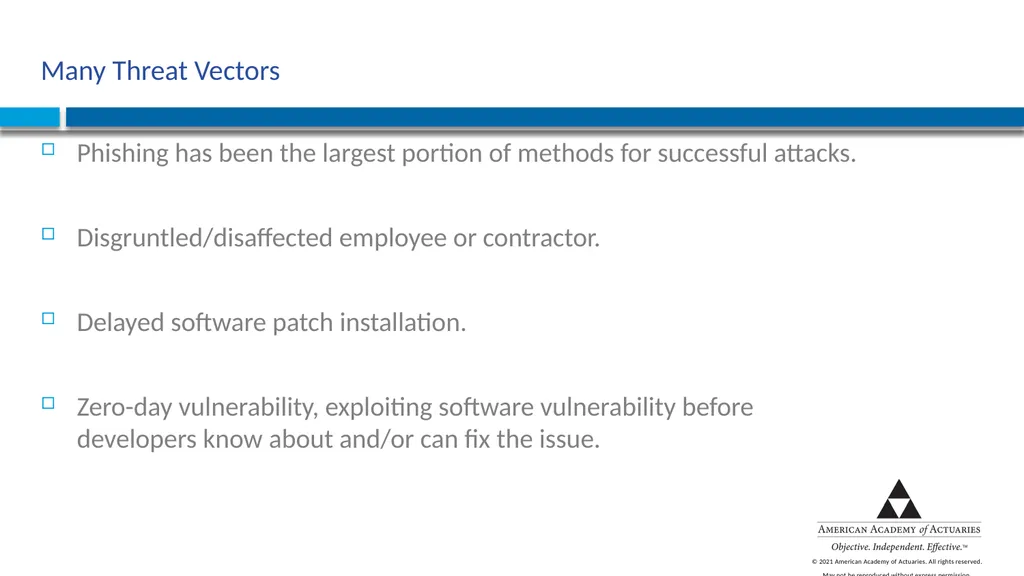 CYBER RISK INSURANCE Norman Niami Chairperson, - slide 8 of 38