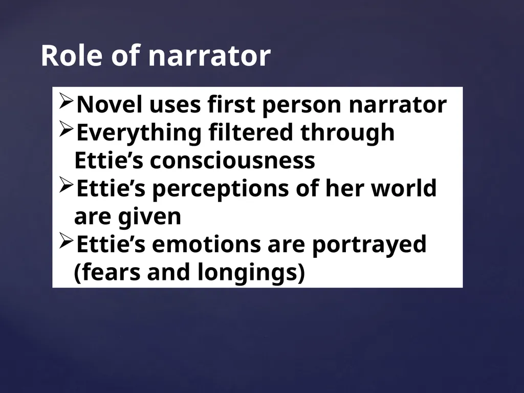 THE MARK BY EDITH BULBRING MAIN CHARACTERS AND - slide 10 of 10