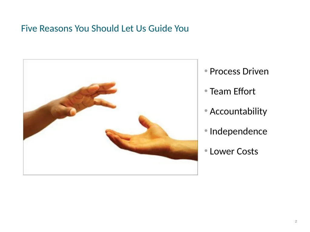 The Cygnet Process Lifestyle Quality Financial - slide 2 of 24