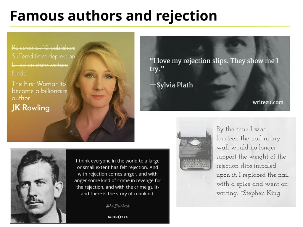 Dealing with Rejection Background No-one like - slide 3 of 14