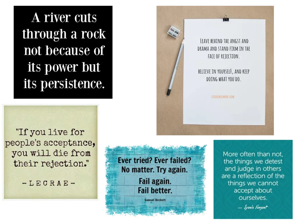 Dealing with Rejection Background No-one like - slide 14 of 14