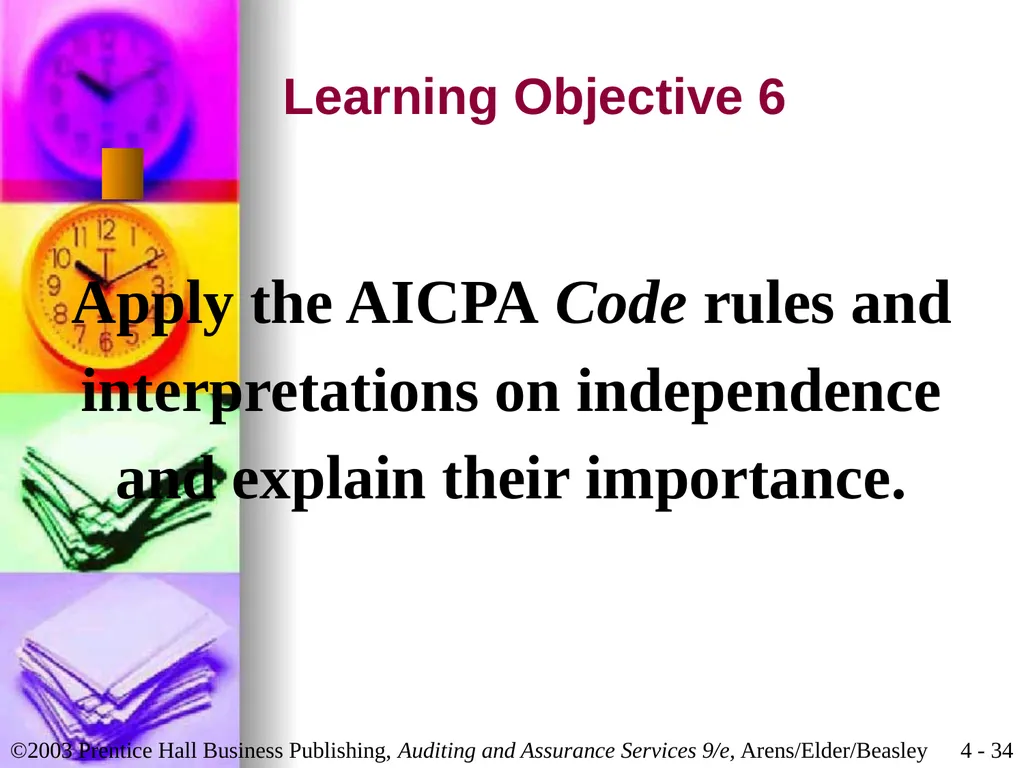 Professional Ethics Chapter 4 Learning Objective 1 - slide 34 of 45