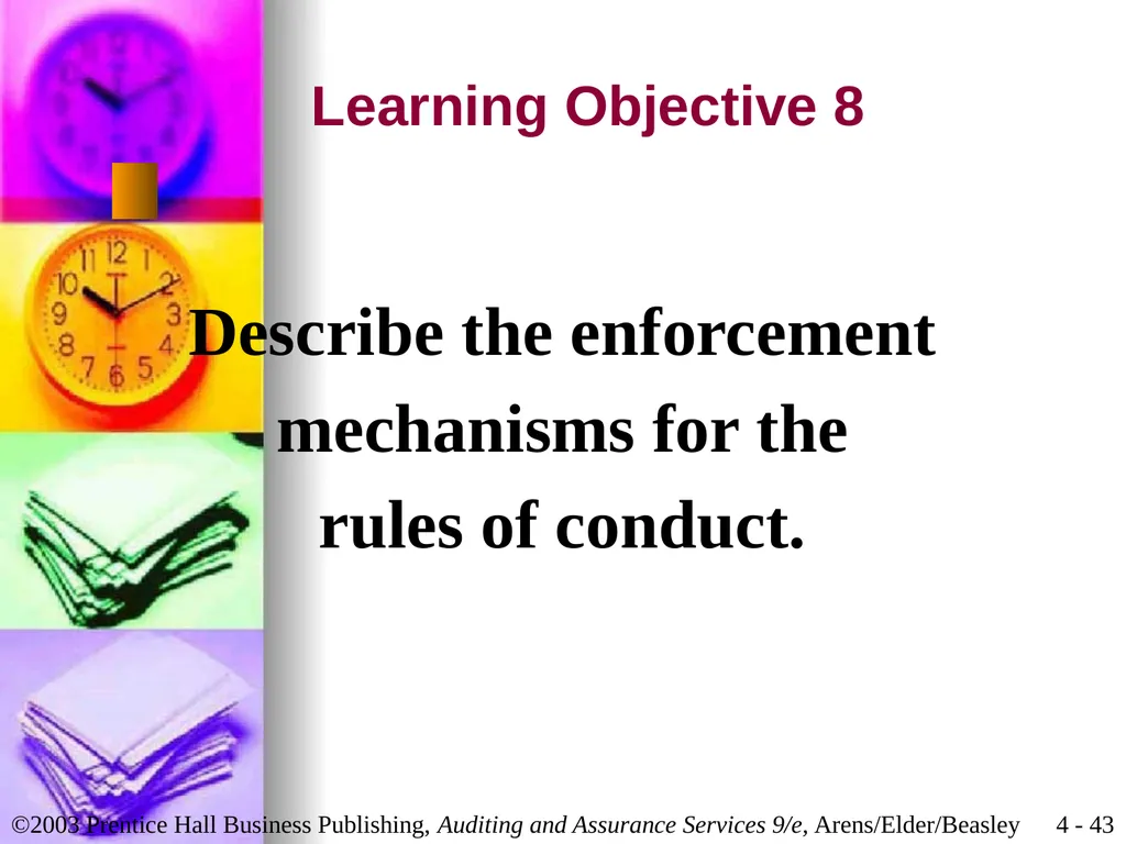 Professional Ethics Chapter 4 Learning Objective 1 - slide 43 of 45
