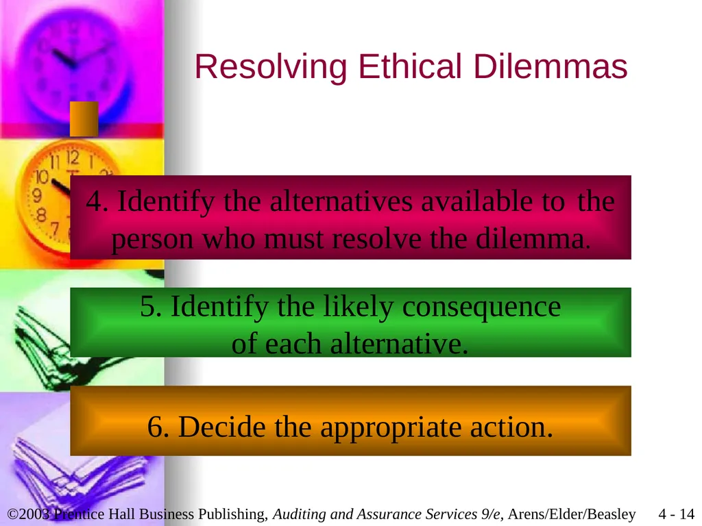 Professional Ethics Chapter 4 Learning Objective 1 - slide 14 of 45
