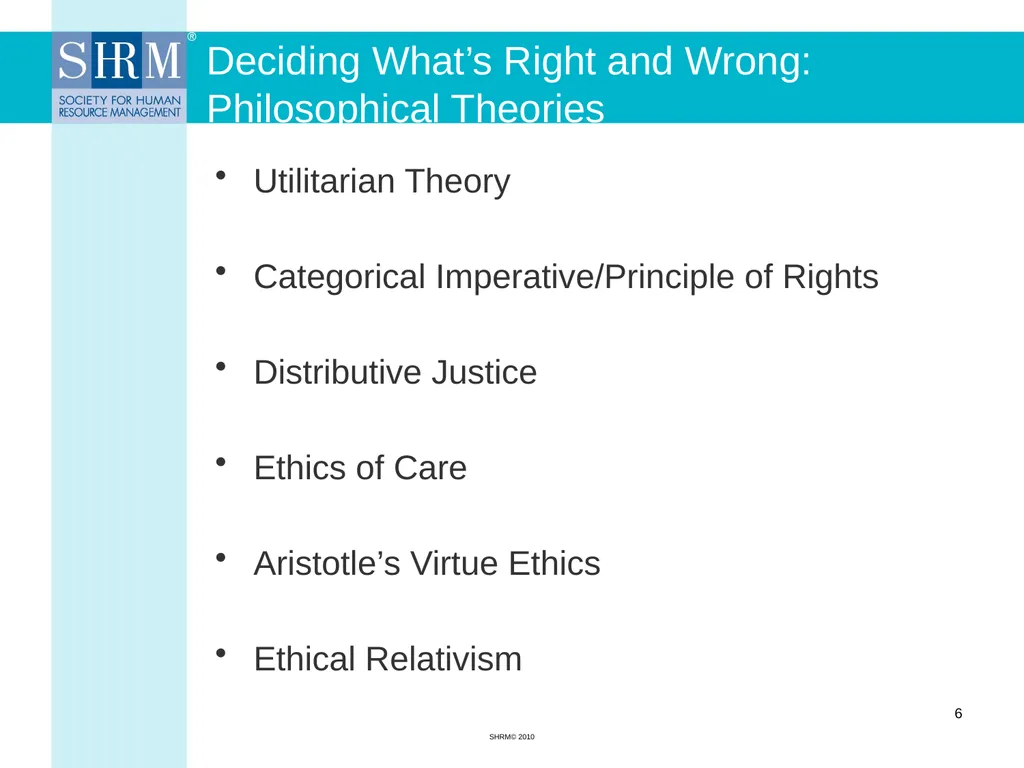 Ethics in Human Resource Management Myrna L. - slide 6 of 36