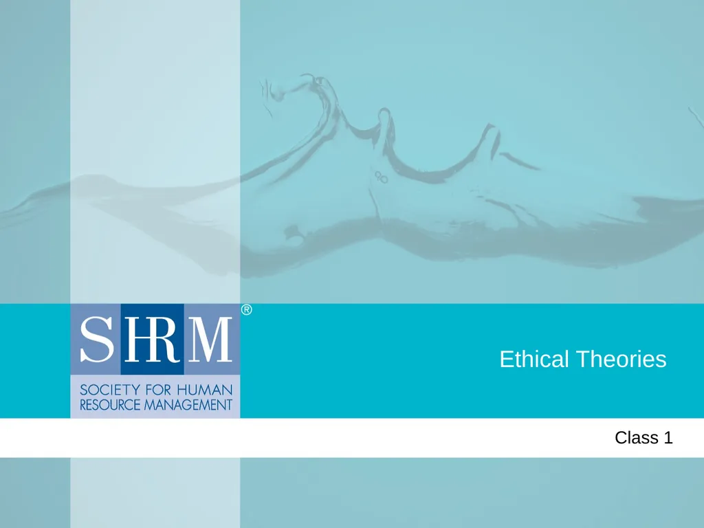Ethics in Human Resource Management Myrna L. - slide 2 of 36