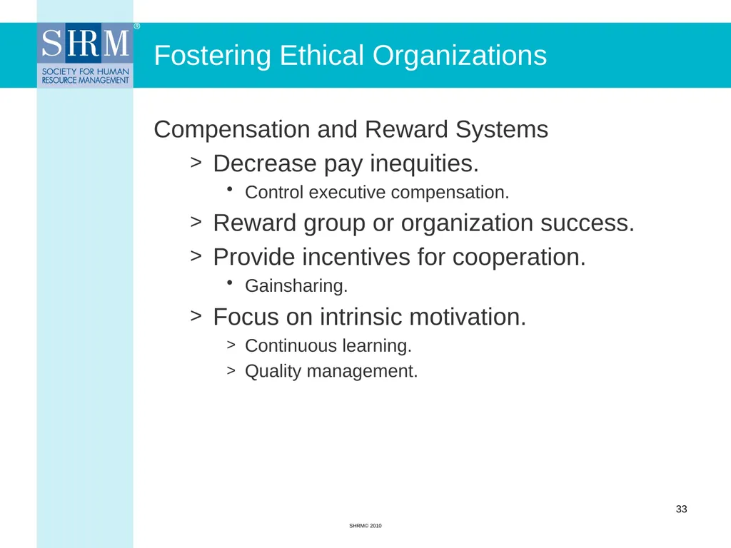 Ethics in Human Resource Management Myrna L. - slide 33 of 36