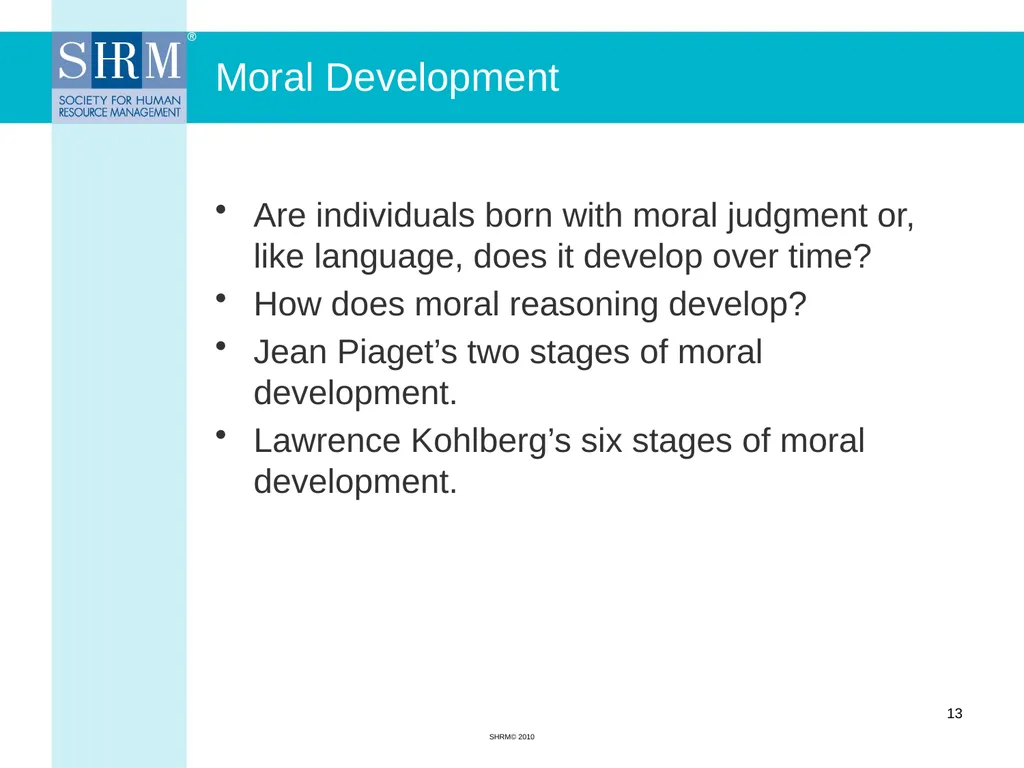 Ethics in Human Resource Management Myrna L. - slide 13 of 36
