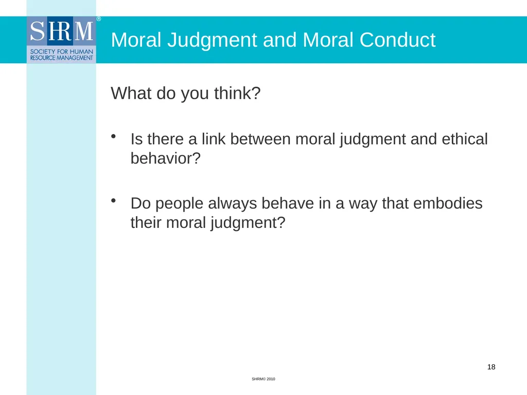 Ethics in Human Resource Management Myrna L. - slide 18 of 36