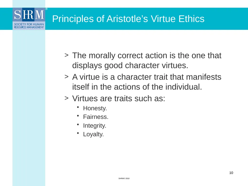 Ethics in Human Resource Management Myrna L. - slide 10 of 36