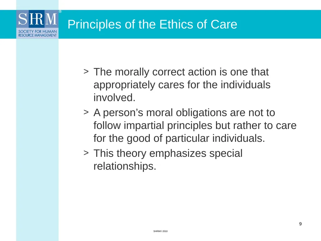 Ethics in Human Resource Management Myrna L. - slide 9 of 36