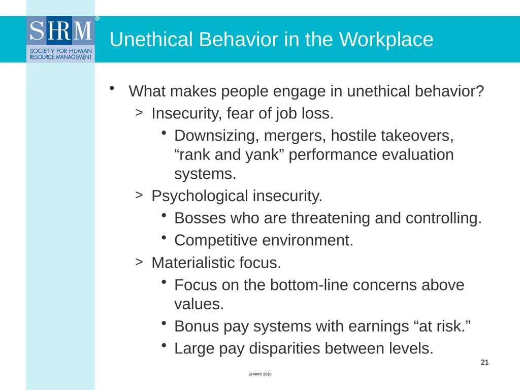 Ethics in Human Resource Management Myrna L. - slide 21 of 36