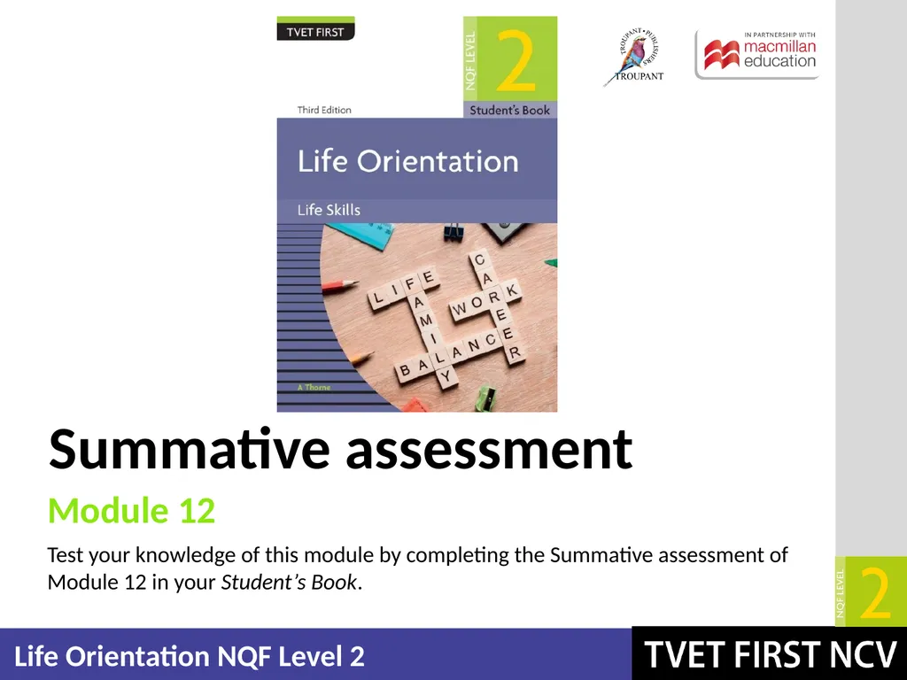Life Orientation: Life Skills NQF 2 Explain - slide 21 of 22