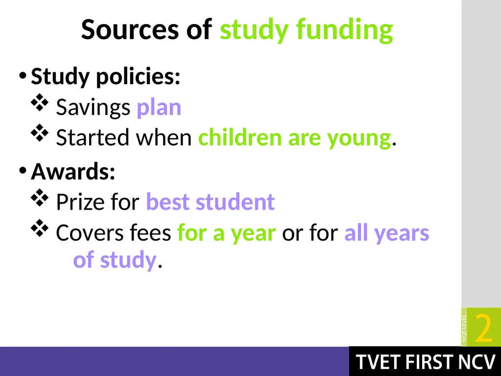 Life Orientation: Life Skills NQF 2 Explain - slide 14 of 22