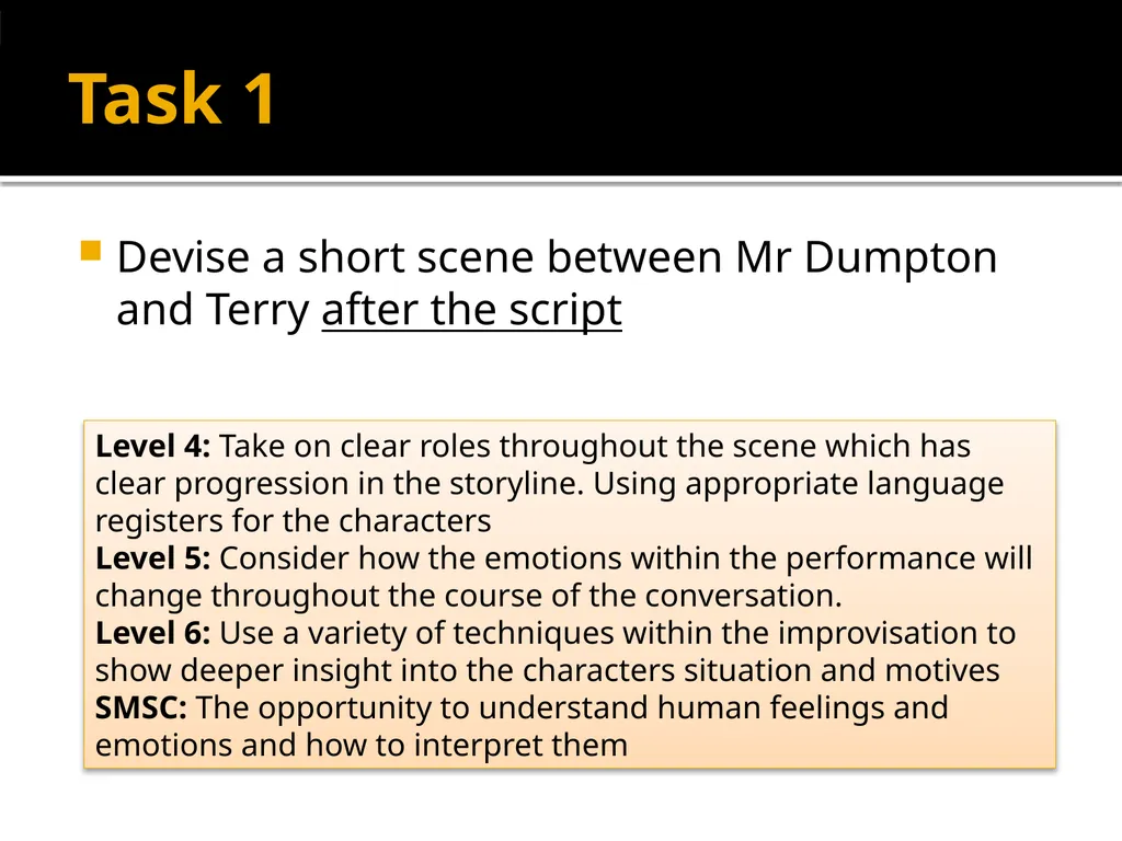 Status How can we show in a performance a - slide 22 of 57