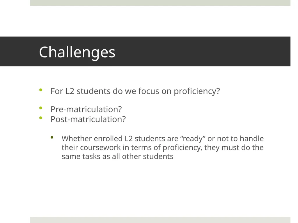 Rethinking our EAP Teaching: Some Emerging - slide 35 of 41