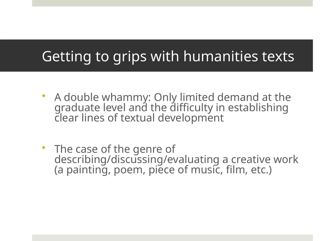 Rethinking our EAP Teaching: Some Emerging - slide 7 of 41