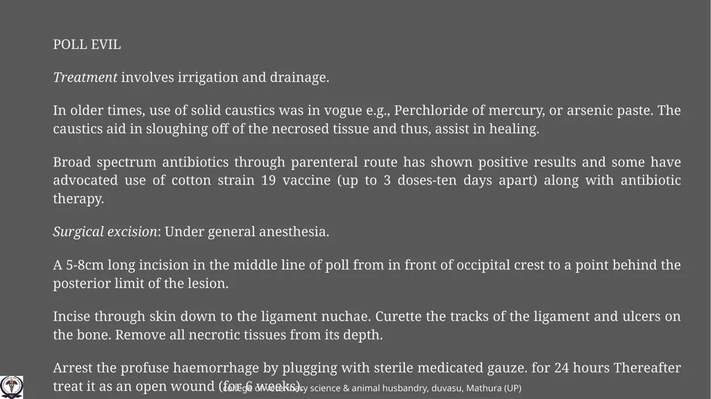 poll evil and other affections of the neck Gulshan - slide 4 of 8