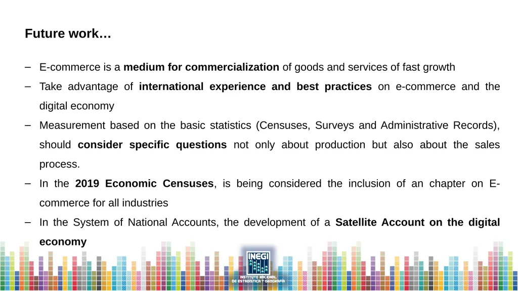 E-Commerce in Mexico Session: Cross Cutting Topic - slide 8 of 9