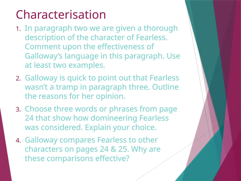 ‘Fearless’ By Janice Galloway Pre-Reading What - slide 18 of 27