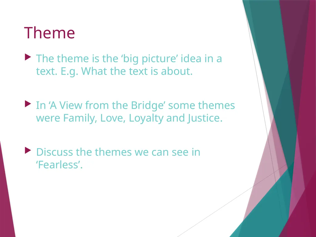 ‘Fearless’ By Janice Galloway Pre-Reading What - slide 11 of 27