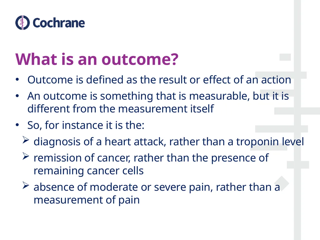 Postoperative pain Looking at outcomes Contents - slide 3 of 22