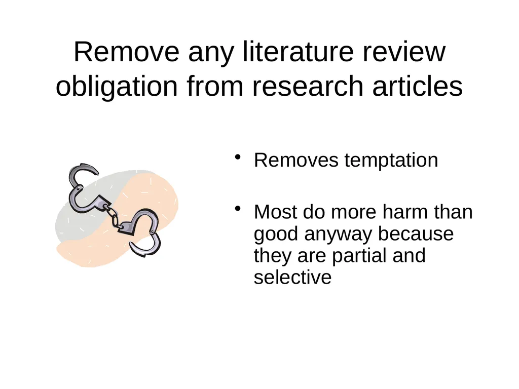 Dismissive Reviews, Citation Cartels, and the - slide 43 of 45