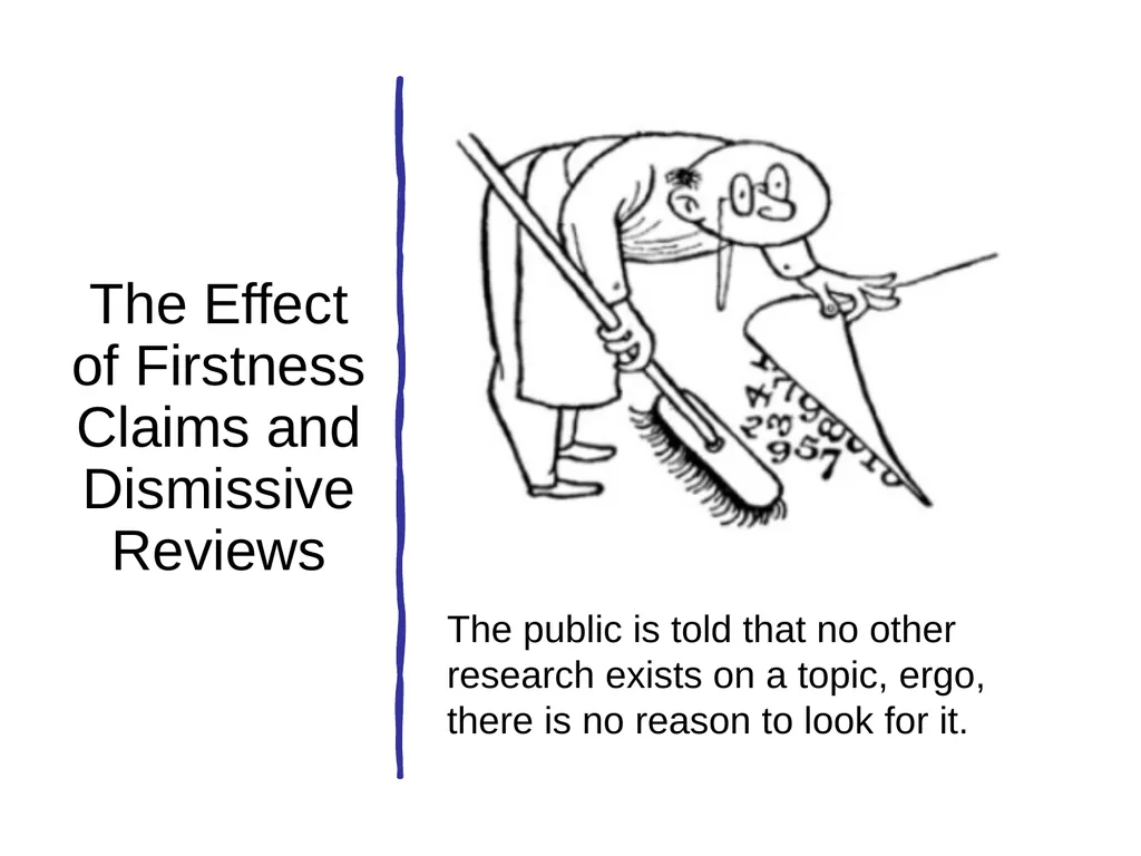 Dismissive Reviews, Citation Cartels, and the - slide 16 of 45
