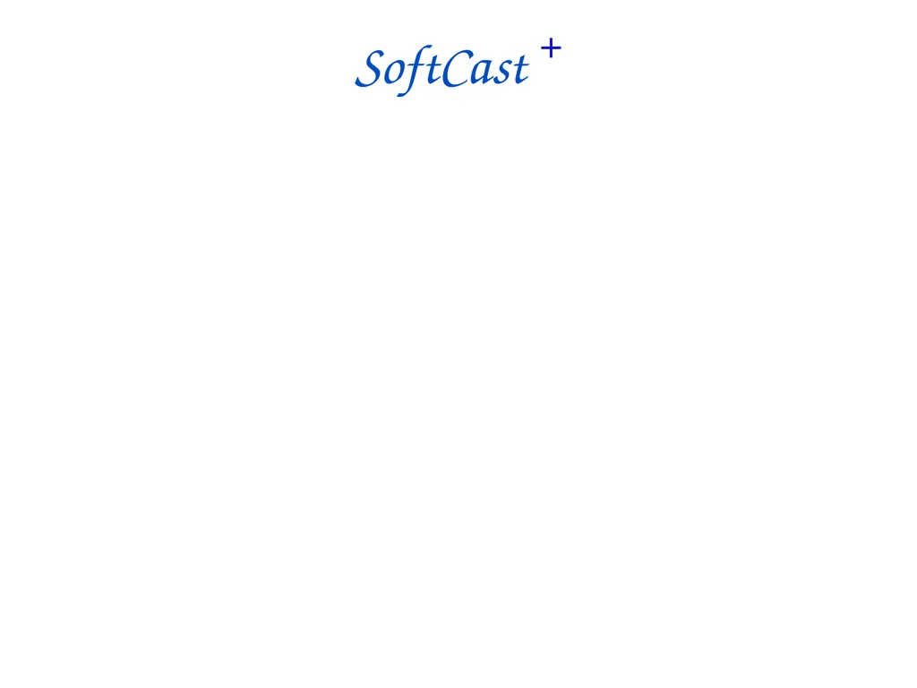 SoftCast+ Scalable Robust Mobile Video Szymon - slide 20 of 44