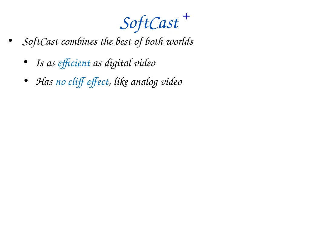 SoftCast+ Scalable Robust Mobile Video Szymon - slide 19 of 44
