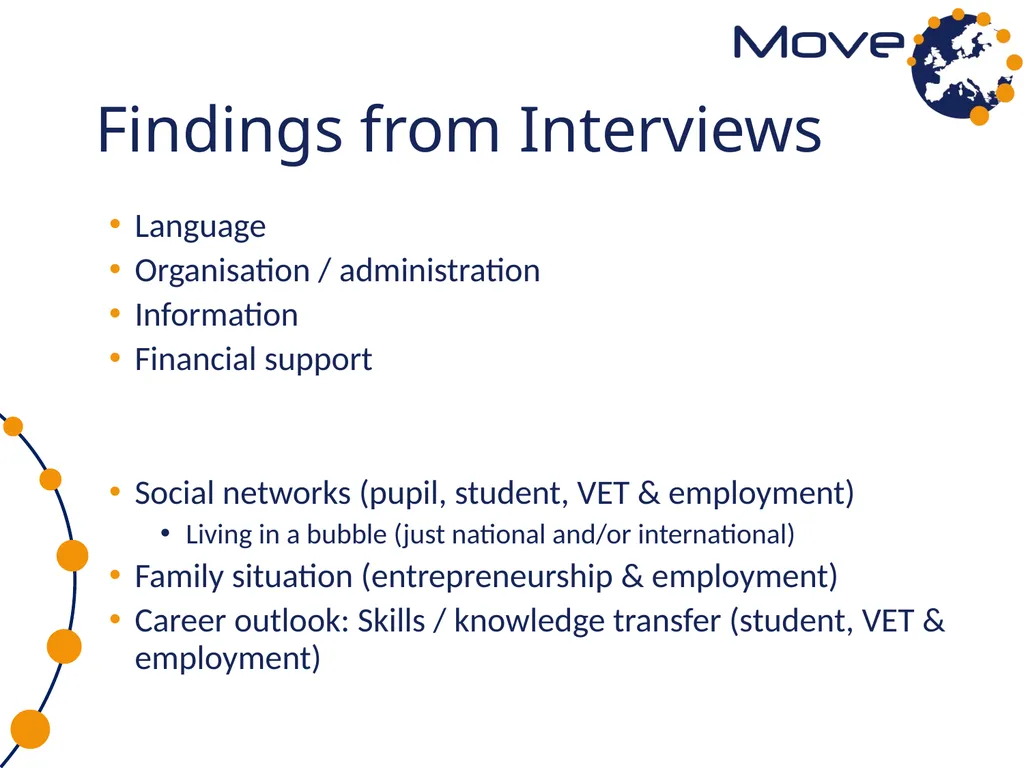 MOVE in dialogue: first research results Emilia - slide 11 of 18