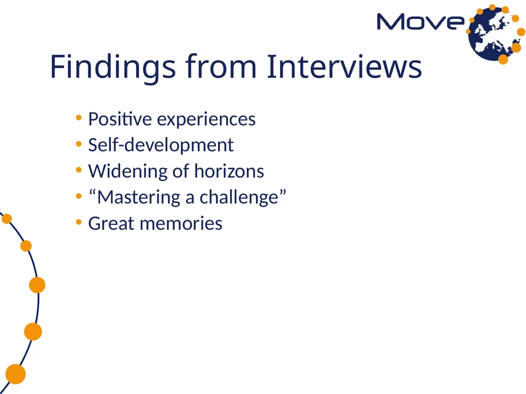 MOVE in dialogue: first research results Emilia - slide 9 of 18