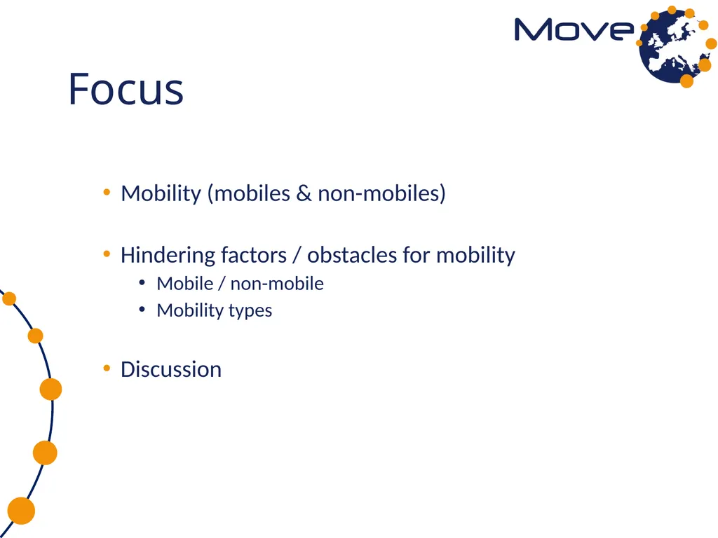 MOVE in dialogue: first research results Emilia - slide 2 of 18