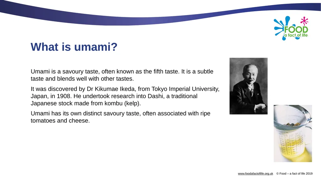 The senses and food Which senses do we use? A - slide 9 of 16