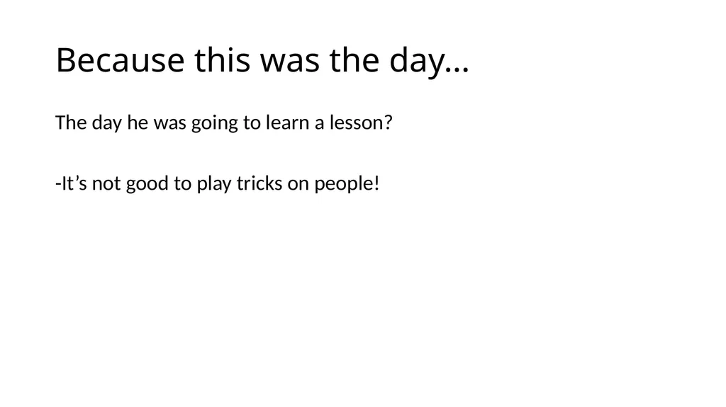 The Naughty Boy Write along AIMS: structure - slide 12 of 13