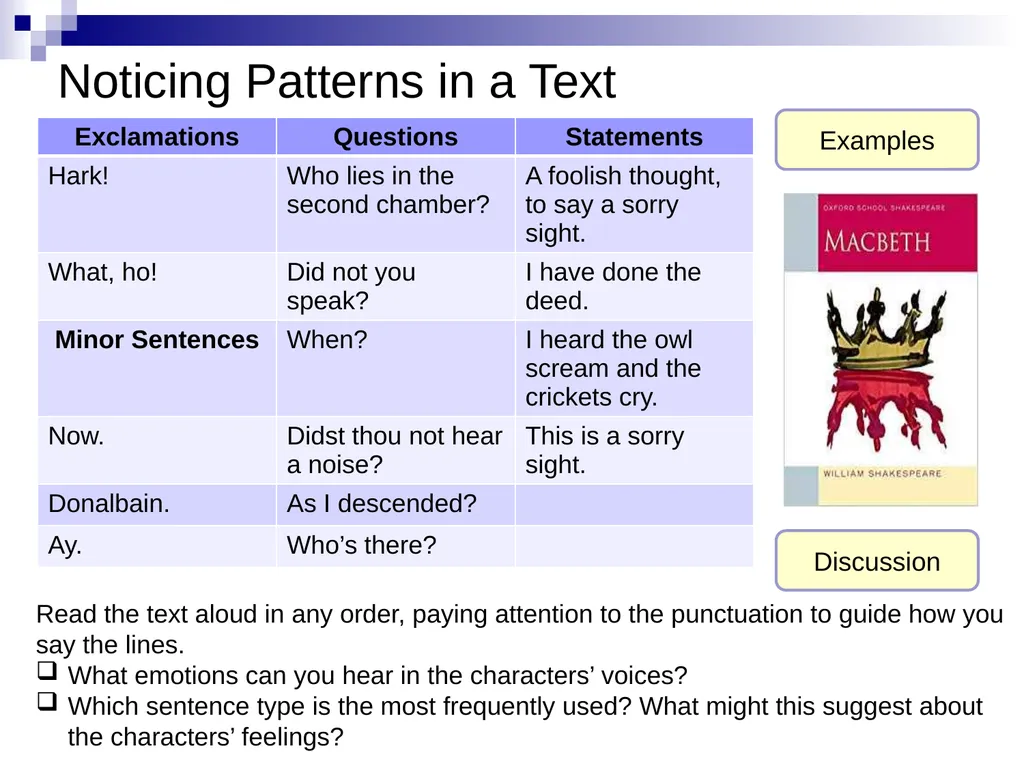 Using different sentence forms to suggest - slide 3 of 6