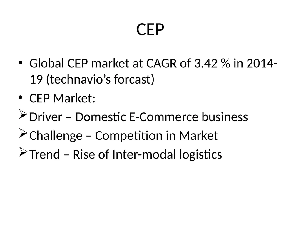 Indian Railways Parcel Business CEP B2C E-Commerce - slide 23 of 44