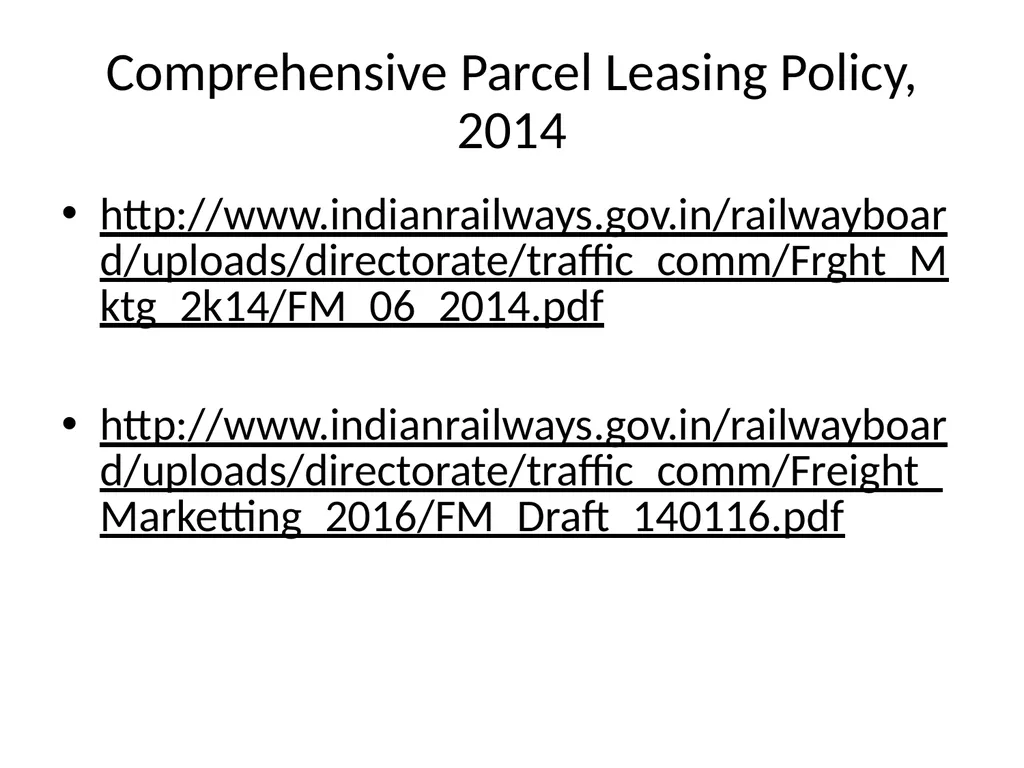 Indian Railways Parcel Business CEP B2C E-Commerce - slide 8 of 44