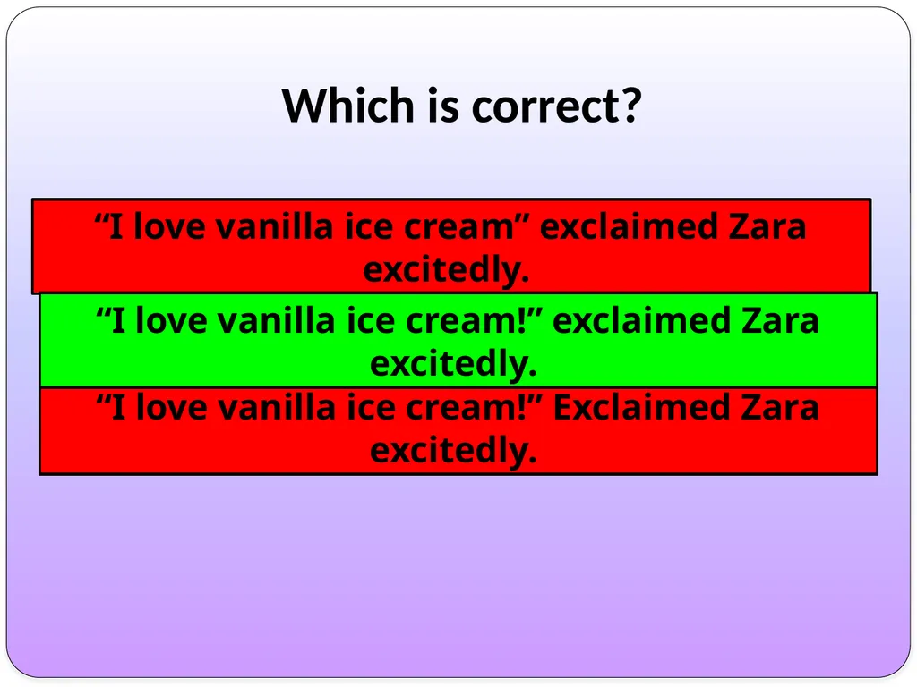 WALT: Distinguish between direct and reported - slide 20 of 22
