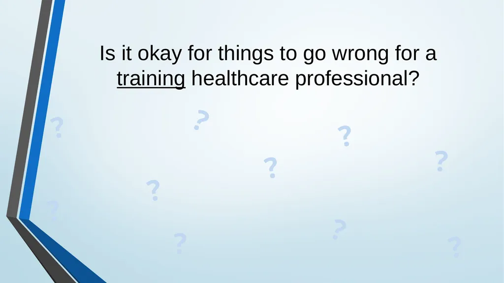 Being open and honest when things go wrong - slide 6 of 26