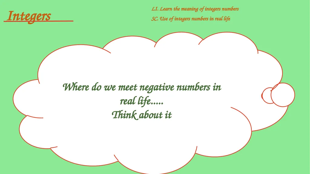 Integers include positive and negative whole - slide 2 of 34