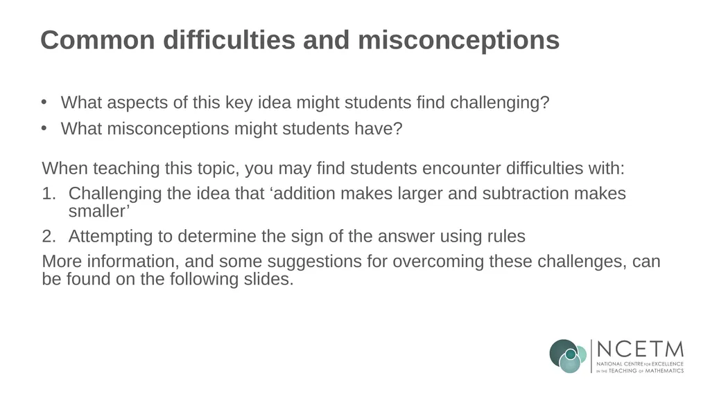 Additive structures for positive and negative - slide 11 of 37